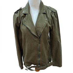 AP Blue by Aphrodite Jeans‎ Women’s Green Military Jacket Size Medium